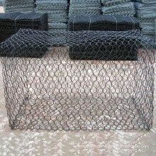 Rede de arame revestida do PVC Gabion para a gaiola de pedra